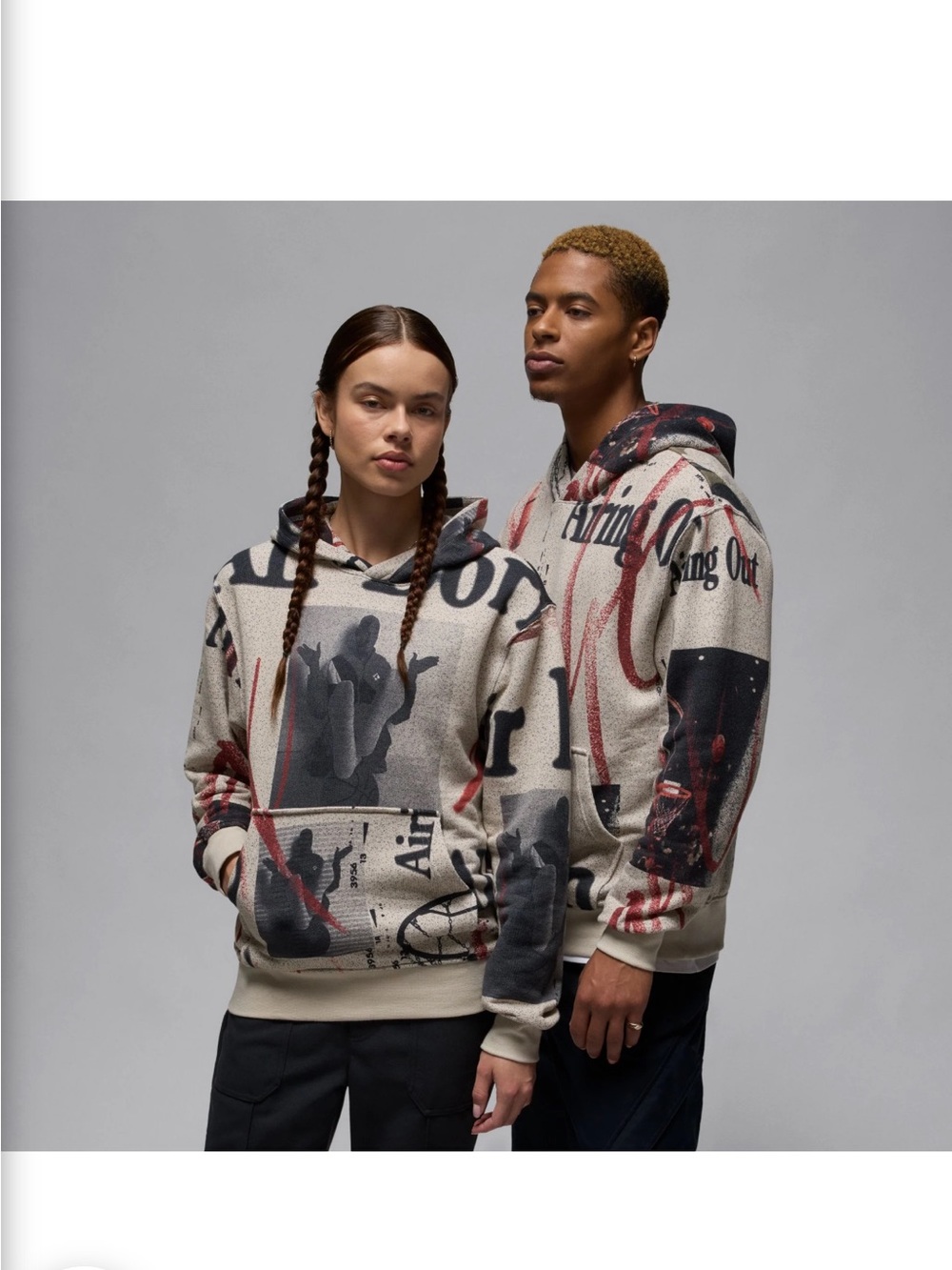 Jordan Heritage knit hoodie. Size medium unisex.